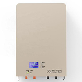 Home Energy Storage System | Wall-Mounted 51.2V 100Ah 5kWh LiFePO4 Lithium Battery Pack for Solar