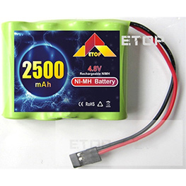 Battfix 4.8V 2500mAh NiMH AA Battery Pack 
